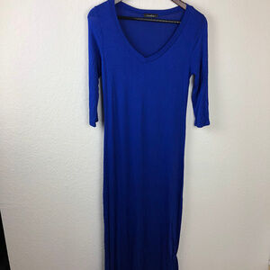 Caralase Womens Dress Long, Royal Blue Small